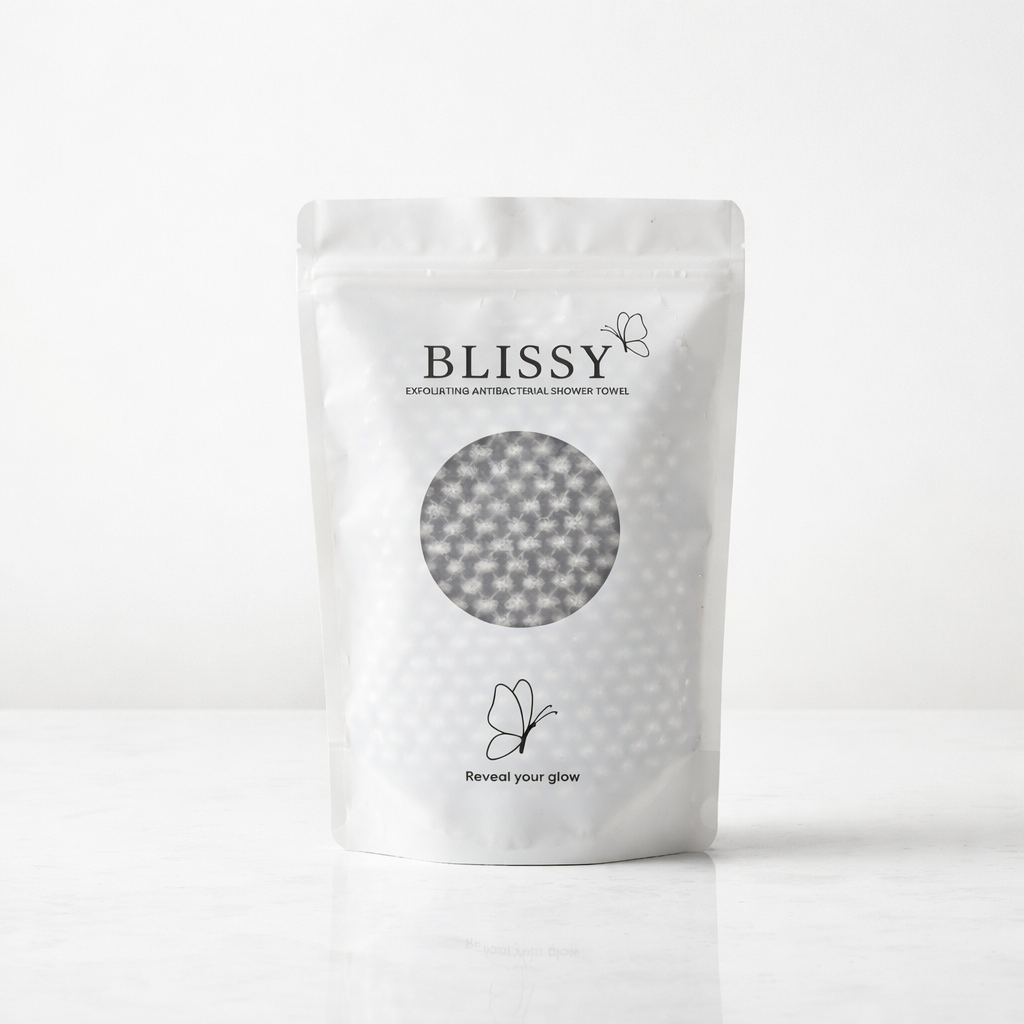 Blissyâą Exfolierande Antibakteriell Duschhandduk