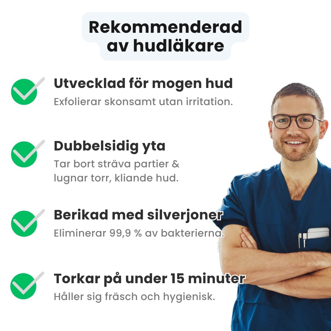 Blissy™ Exfolierande Antibakteriell Duschhandduk
