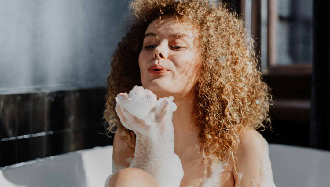 Blissy exfolierande duschhandduk