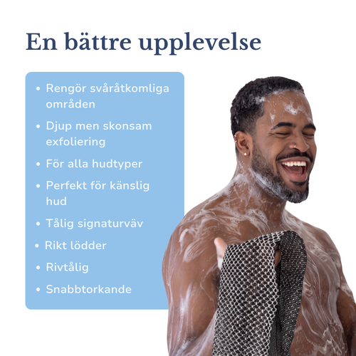 Blissy™ Exfolierande Antibakteriell Duschhandduk