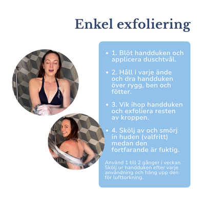 Blissy™ Exfolierande Antibakteriell Duschhandduk